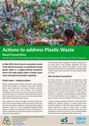 إجراءات لمعالجة النفايات البلاستيكية